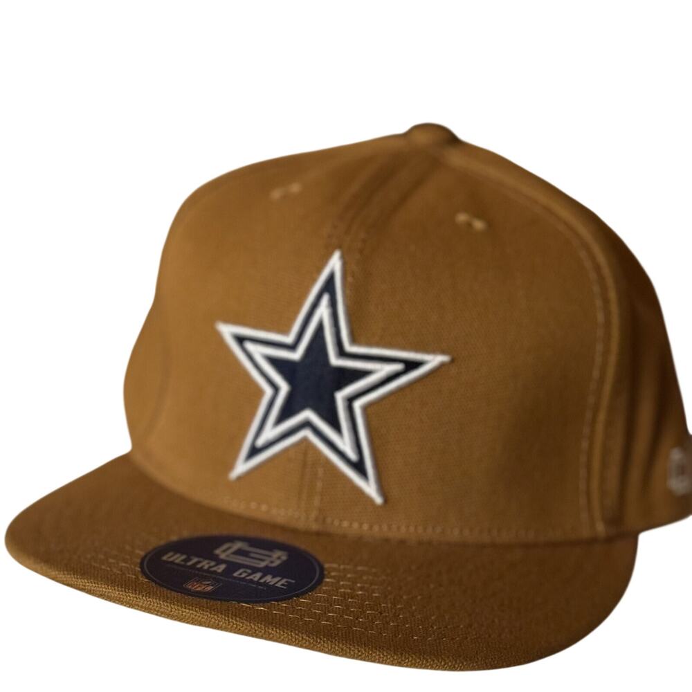 Dallas Cowboys Snapback Cap Flatbrim Adjustable Carhartt Style Ultra Game NEW